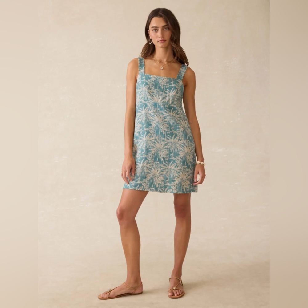 NWT Faherty August dress in Maui Tropics size small